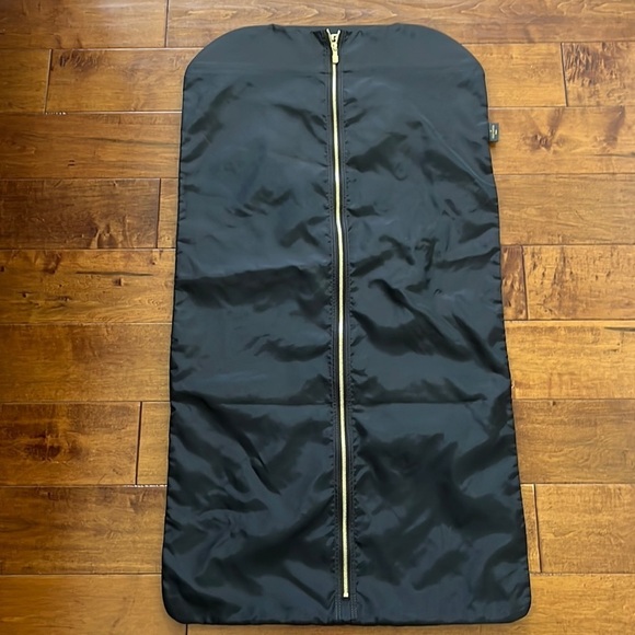 Louis Vuitton Plastic Garment Cover Bag Travel Cover Brown Gold